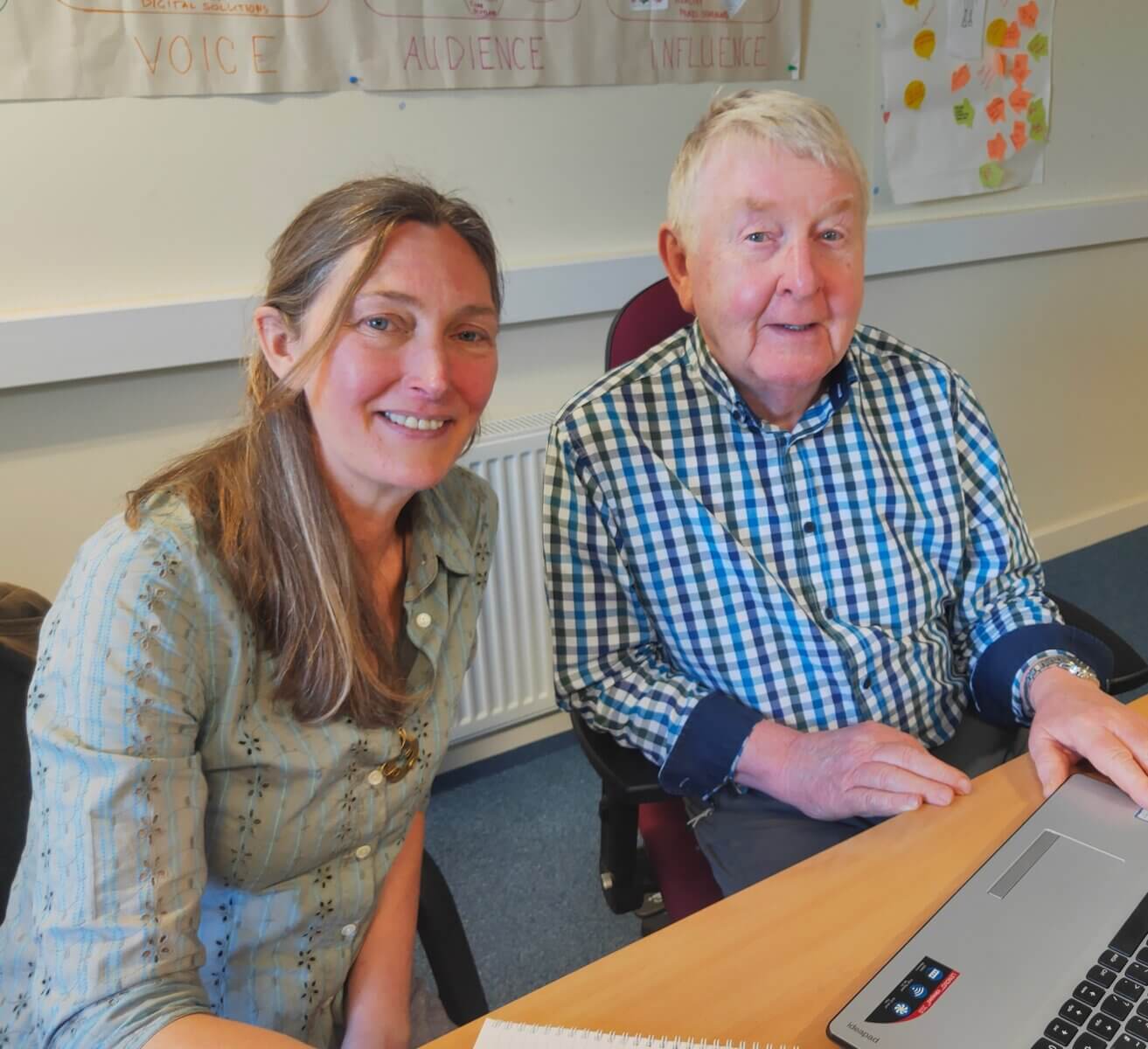 Photo of Sandra Brown and Jim Gilzean